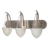 South Beach  Vanity Light in Brushed Nickel