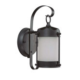 Piper Wall Lantern in Textured Black