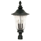 Parisian  Post Lantern in Old Penny Bronze