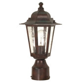 Cornerstone  Post Lantern in Old Bronze