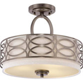Harlow 3 Light Semi Flush Mount