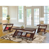 Zephyr 3 Piece Coffee Table Set