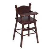 Doll High Chair in Espresso