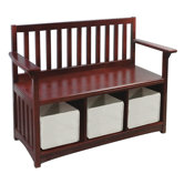 Classic Wooden Storage Bench
