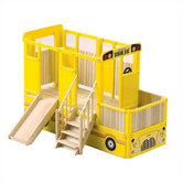 School Bus Play Loft Indoor Playground