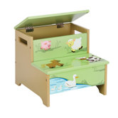 Farm Friends Storage Step Stool