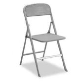 Alu Folding Chair in Grey