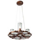 Recycled Fascination 3 Light Chandelier