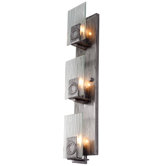 Recycled Polar Wall Sconce - Vertical Three Light