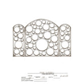 Fascination Room Divider in Hammered Ore