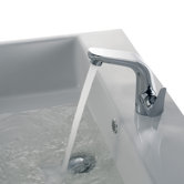 Single Hole Iris Bathroom Faucet with Single Handle