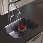 Stainless Steel Undermount Kitchen Sink and Faucet Set