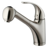 One Handle Single Hole Pull Out Spray Kitchen Faucet