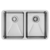 29.25" Undermount Double Bowl Kitchen Sink