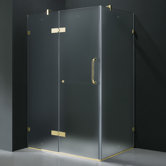 24" Pivot Door Swing Frameless Shower Enclosure