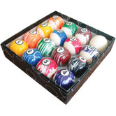 Action Billiard Balls White Marble Ball Set