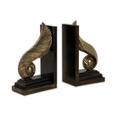 Mukkara Leaf Bookend (Set of 2)