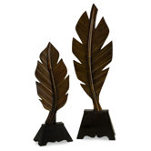 2 Piece Leaf Set with Stand