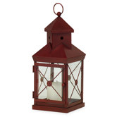 Wrought Iron and Glass Lantern