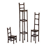 Three Piece Sculpture Chair Set