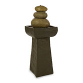 Stacked Stone Garden Fountain