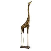 Large Bogata Metal Giraffe Sculpture