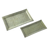Script Serving Trays (Set of 2)