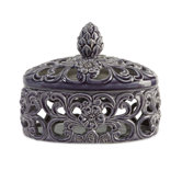 Short Lidded Cutwork Box