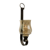 Belmiro Iron/Glass Wall Sconce