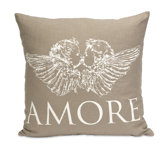 Amore Angel Viscose/Linen Pillow
