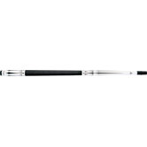Fiberglass Pool Cue in White with Black