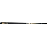 Fiberglass Pool Cue in Black with Gold