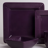 Laurie Gates Dinner Plates in Dekko Plum (Set of 4)