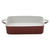 Bia Scoop Large Rectangular Roaster in Red