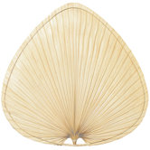 Wide Oval-Shaped Palm Leaf Indoor Ceiling Fan Blades (Set of 5)