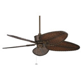 52" Islander 5 Narrow Bamboo Blade Ceiling Fan