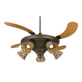 43" Air Shadow 5 Blade Ceiling Fan with Remote