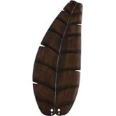 Islewood 26" Oval Leaf Carved Wood Ceiling Fan Blade