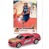 NBA Dodge Chargers Die-cast with Basketball Card - Cleveland Cavaliers