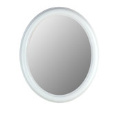 Premier Series Oval Mirror in Floral White
