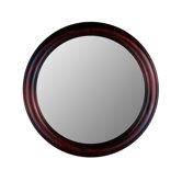 Round Mirror in Cherry