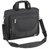 PASSAGE Series Black Top Load Single Laptop Briefcase