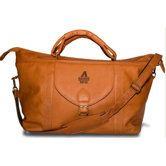 MLB 25" Leather Top Zip Travel Duffel