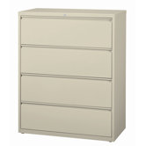 42" Wide 4 Drawer HL10000-Series Lateral File Cabinet