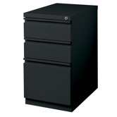Full Width Pull 3 Drawer Mobile Pedestal File
