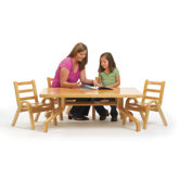 NaturalWood 48" Square Table