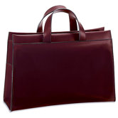 Milano Wide Gusset Zip Top Briefcase