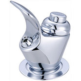 Drinking Fountain Head with Flange and 0.375-18 NPS Female Shank in Polished Chrome