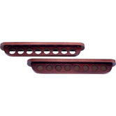 8 Pool Cue Roman Wall Rack