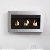 Square I Ethanol Fuel Fireplace